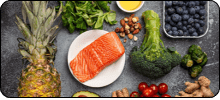 salmon filet on plate