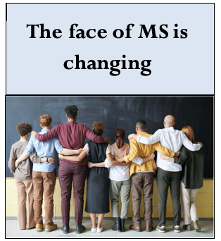 Face of MS is changing