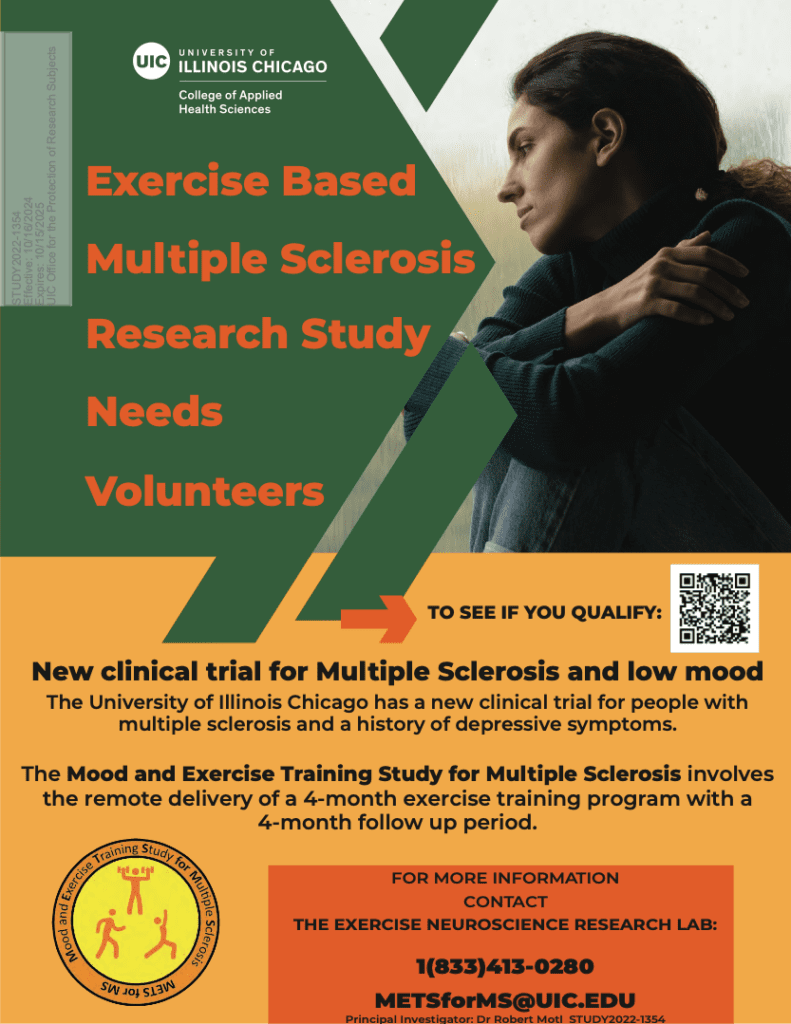 Exercise study flier