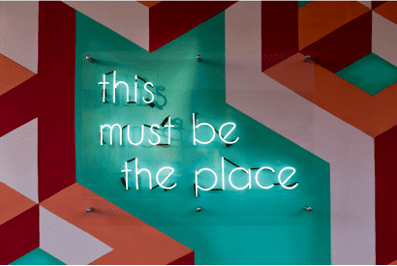 this must be the place sign