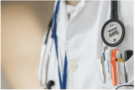 doctor's white coat