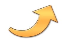yellow arrow up to the right