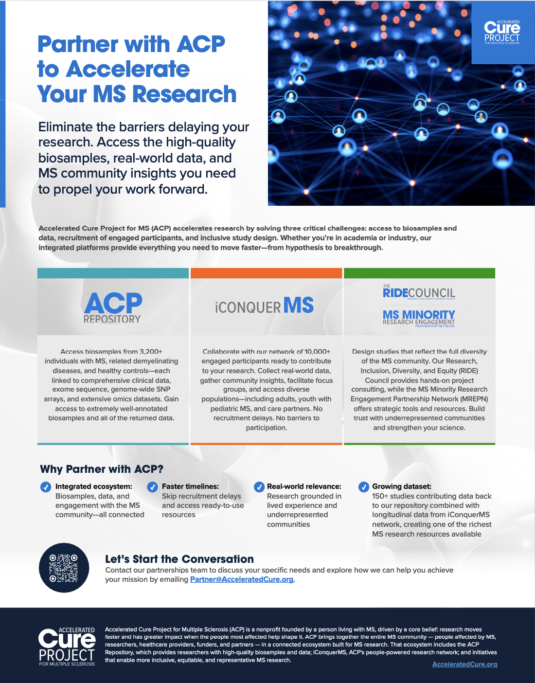 Cover image of ACP fact sheet: Partner with ACP