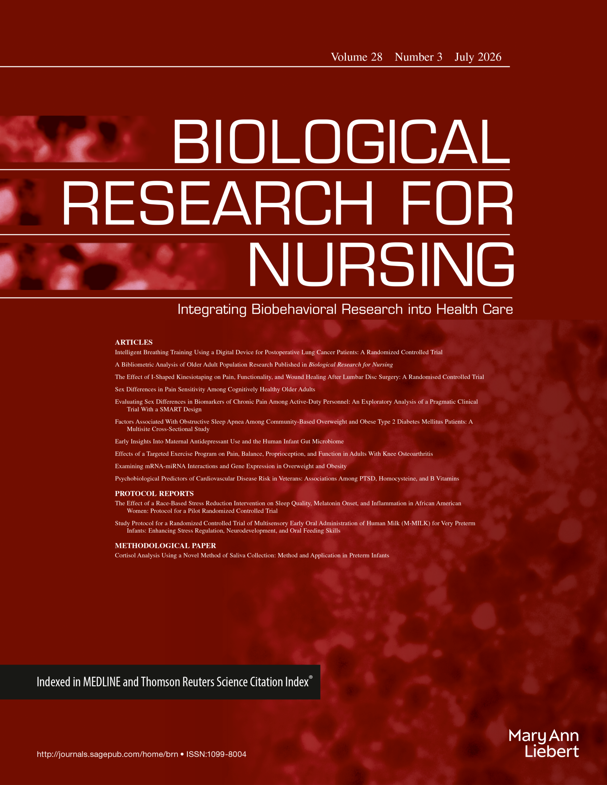 Cover of Biological Research for Nursing