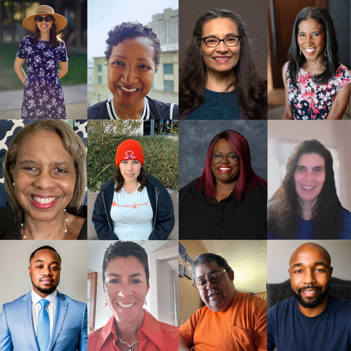 Collage of portraits of 12 RIDE Council members